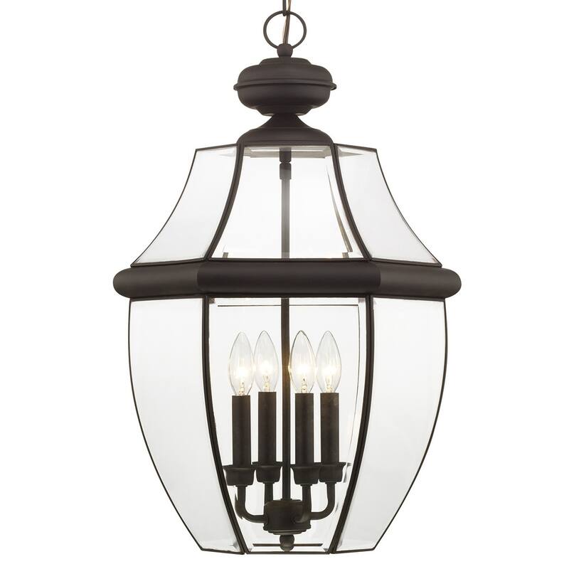 Livex Lighting Monterey 4 Light Outdoor Pendant - Bronze
