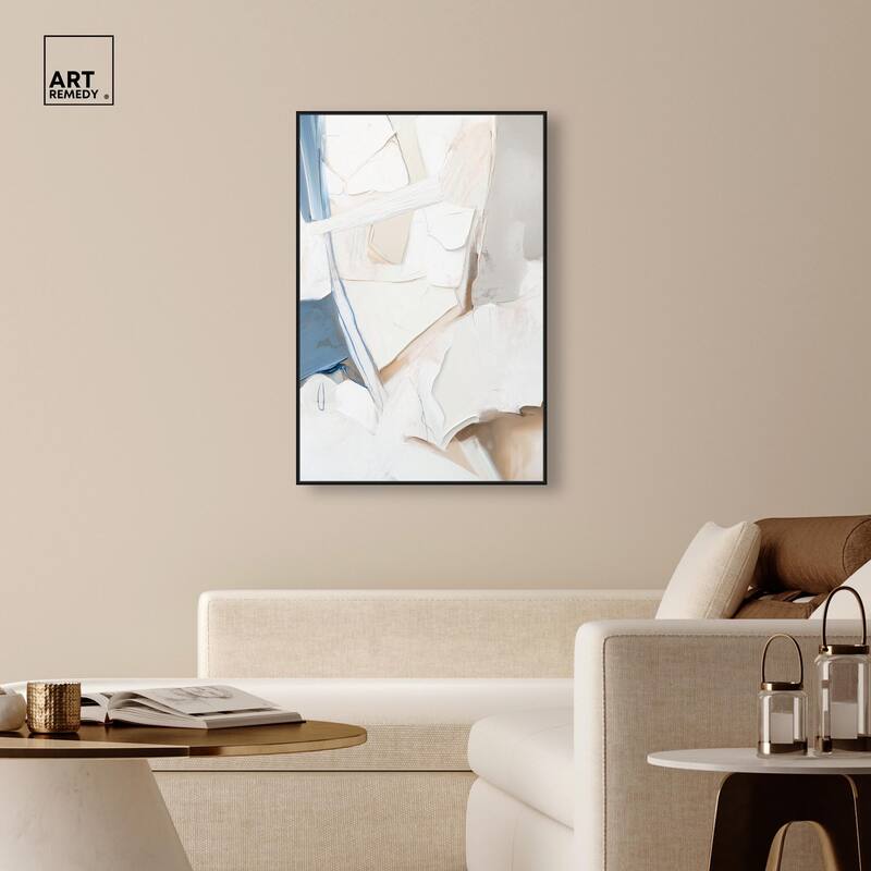 Bone and Beige I Canvas by Art Remedy