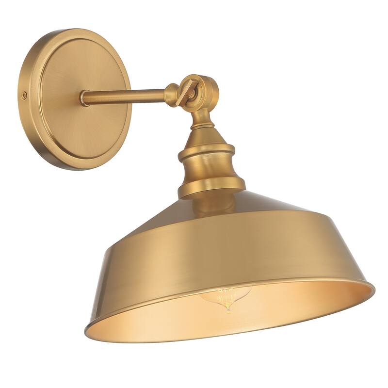 Bellevue SH40918 10" Tall Wall Sconce with a Metal dome shade