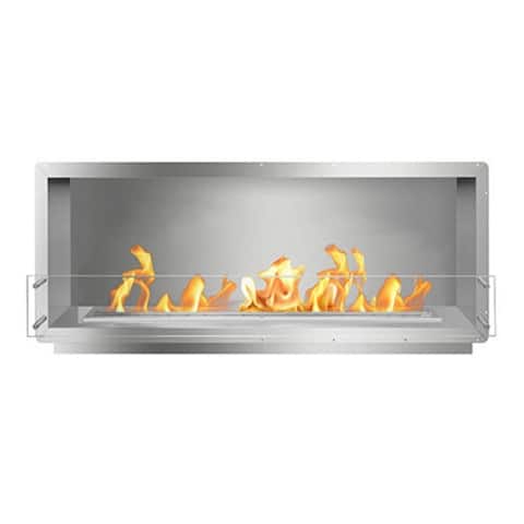 Bio Flame 60" FIREBOX SINGLE SIDED SS Fireplace w/ 48" Burner