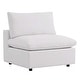 preview thumbnail 10 of 17, Commix Overstuffed Outdoor Patio Sofa White