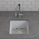 preview thumbnail 44 of 47, Lexicon Undermount Quartz 15 Inch Single Bowl Kitchen Sink Kit