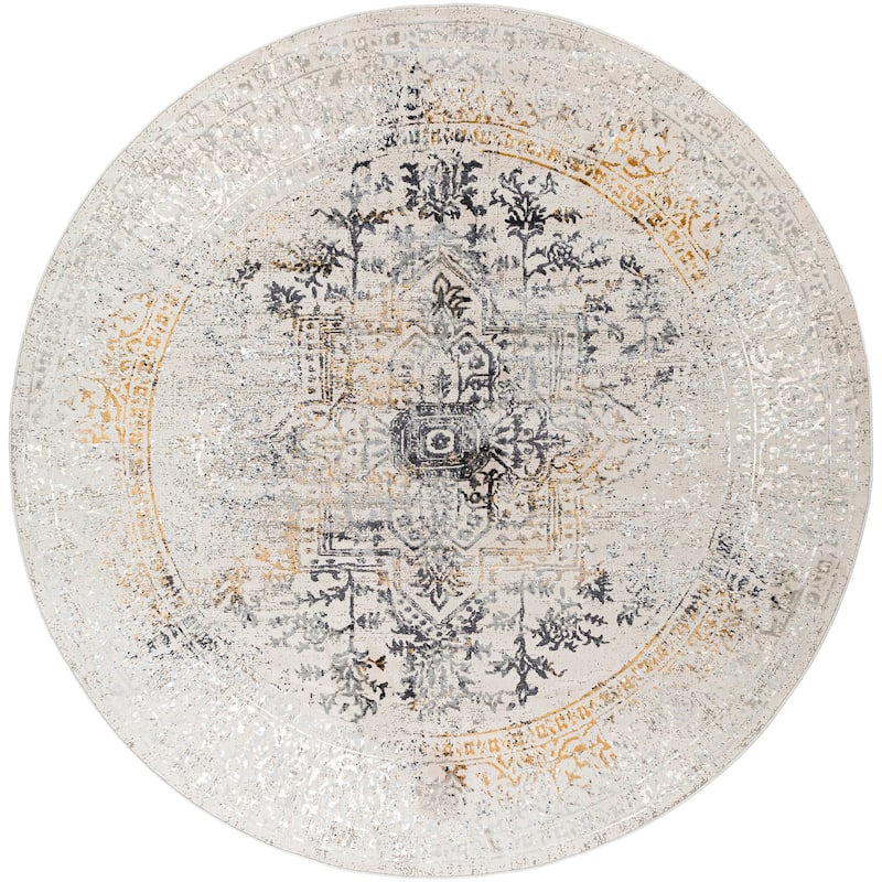 Livabliss Traditional Aisha Medallion Area Rug