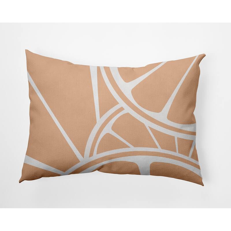 Fruit Wedges Decorative Throw Pillow - 14" x 20" - Peach