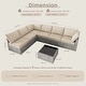 preview thumbnail 46 of 45, OVIOS 7-Piece Low Profile Deep Seat Wicker Outdoor Patio Furniture Set