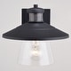 preview thumbnail 3 of 9, Vaxcel Lighting T0753 Westport 9" Tall Outdoor Wall Sconce with Clear