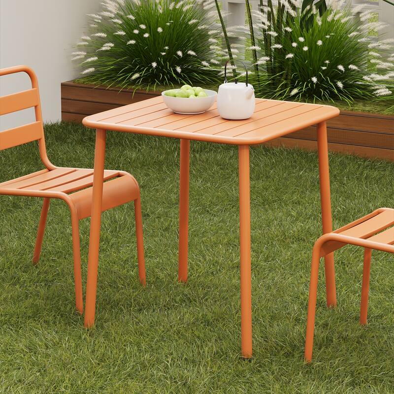 Sera square table outdoor courtyard table villa open air dining table waterproof table retro American modern