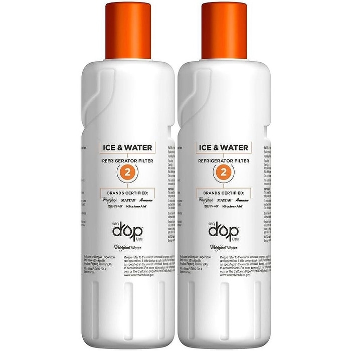 2pack Whirlpool EveryDrop EDR2RXD1 / Filter 2 Refrigerator Water Filter