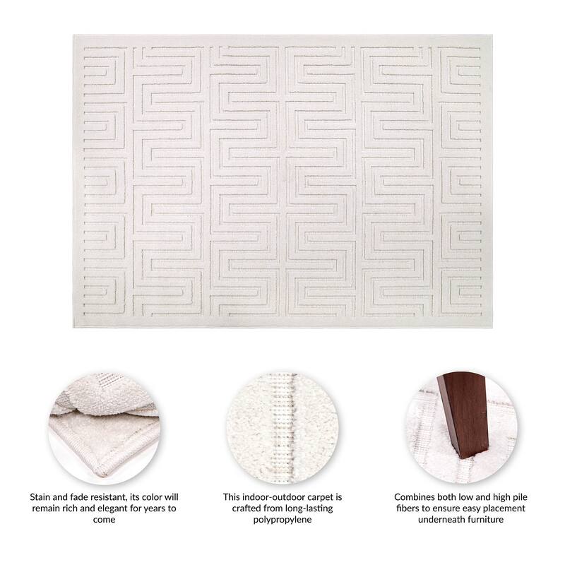 Island Retreat Dovetail Indoor/Outdoor Area Rug