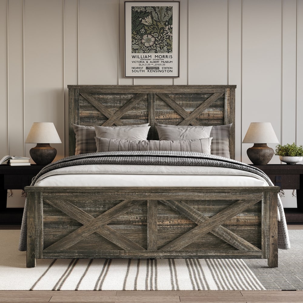Clayfell Charboneau Panel Bed