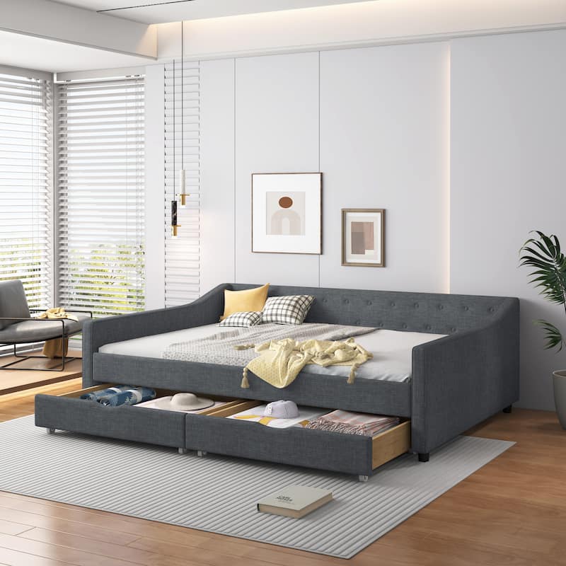 Full Size Daybed with Drawers