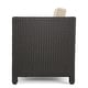 preview thumbnail 51 of 57, Puerta Outdoor 4-piece Wicker Chair Set with Square Firepit by Christopher Knight Home