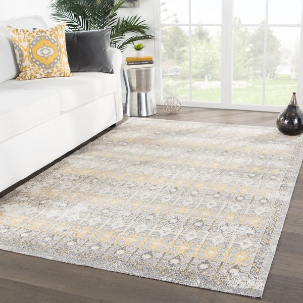 grey and yellow rug wayfair