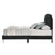 preview thumbnail 2 of 2, Queen Bed, Black Velvet