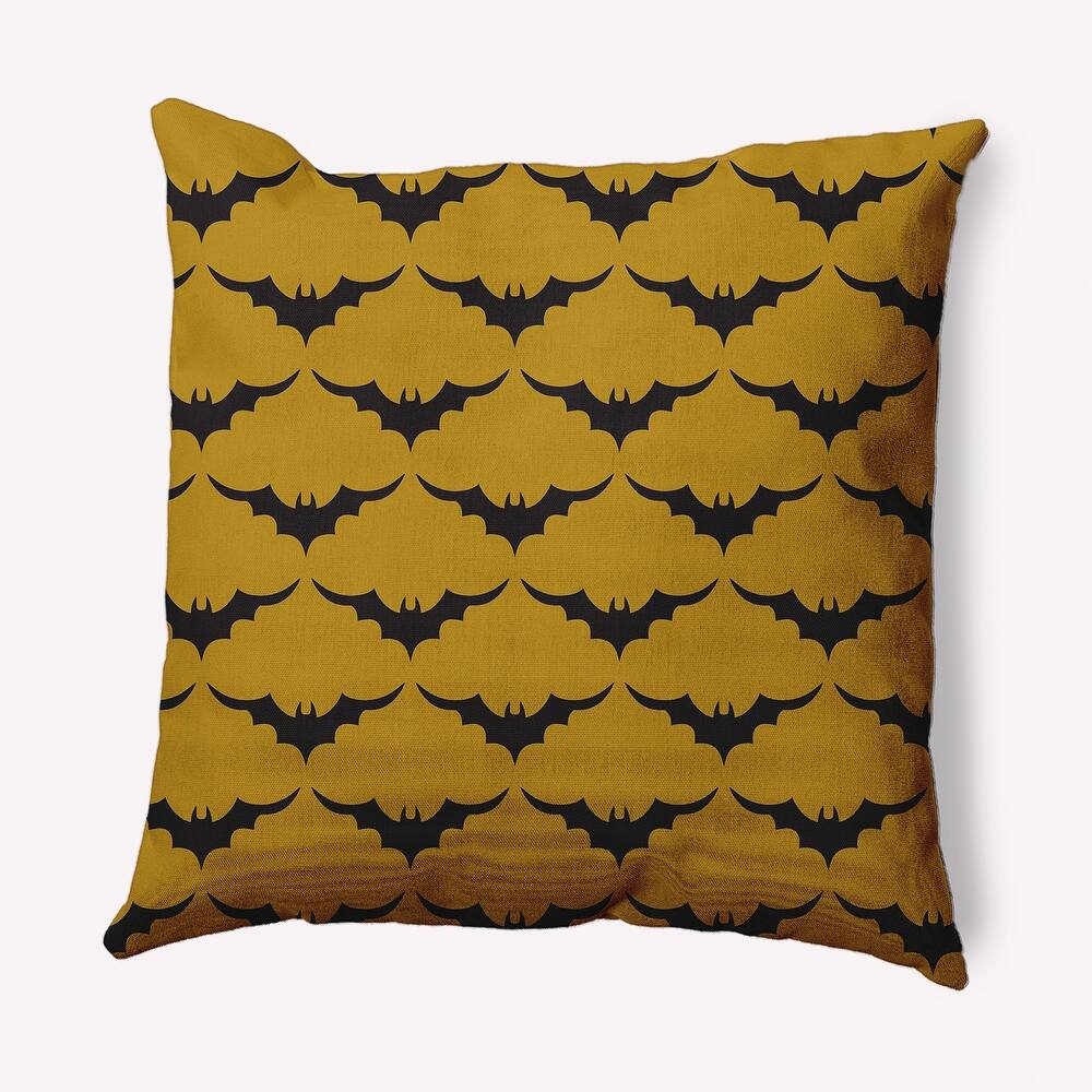 Bat Colony Halloween Indoor/Outdoor Throw Pillow