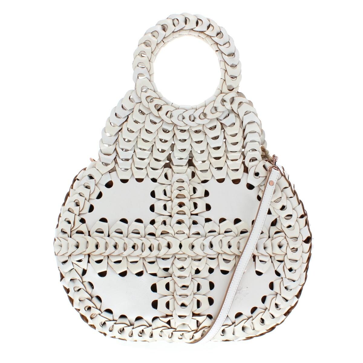 patricia nash pisticci chainlink leather shoulder bag