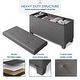 preview thumbnail 51 of 62, Nestl Storage 30-In Storage Ottoman Bench with Storage Bins for Bedroom - Folding Foot Rest Ottoman with Storage for Living Room