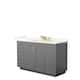 Option Dark Gray, Gold Trim, Giotto Quartz Top