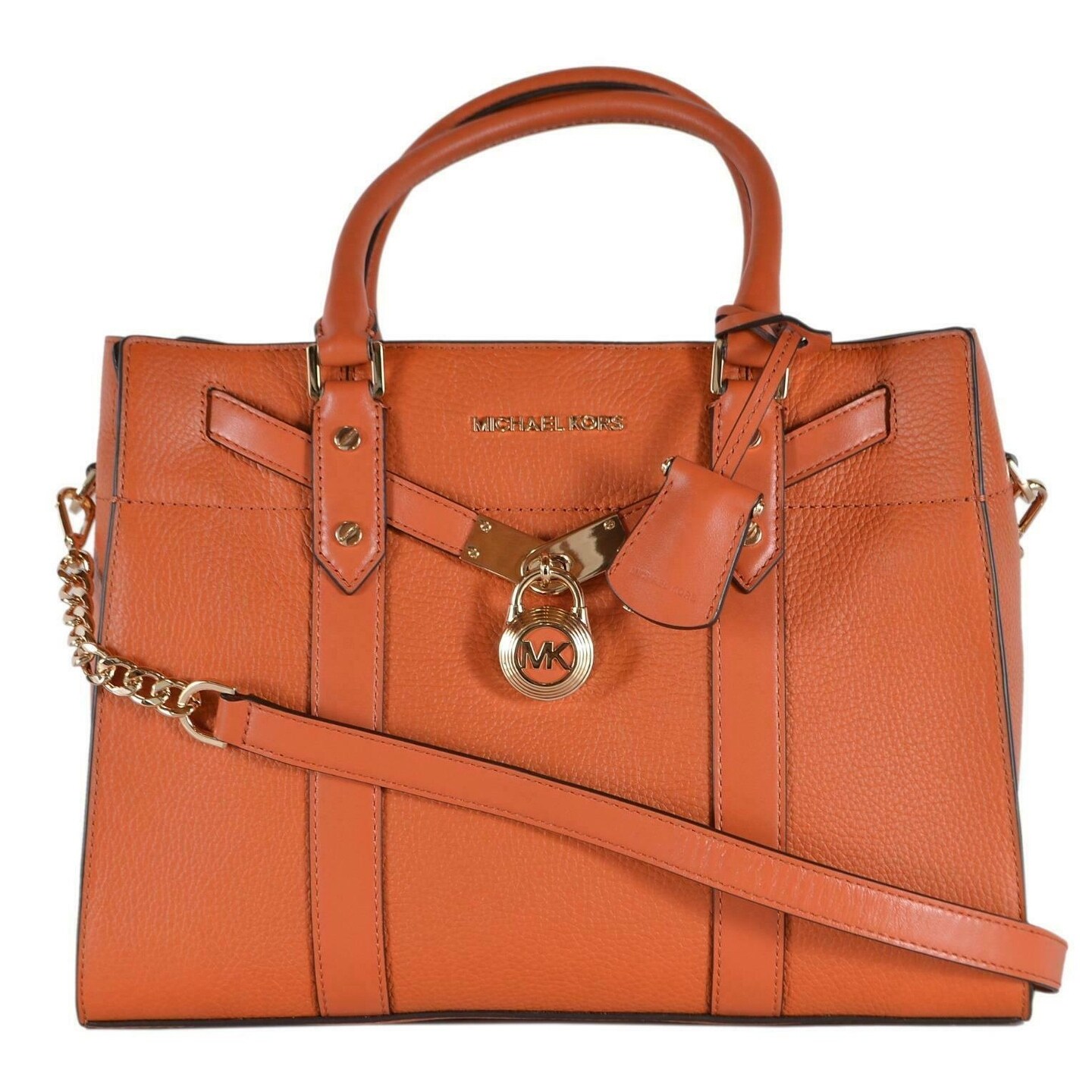 orange michael kors purse