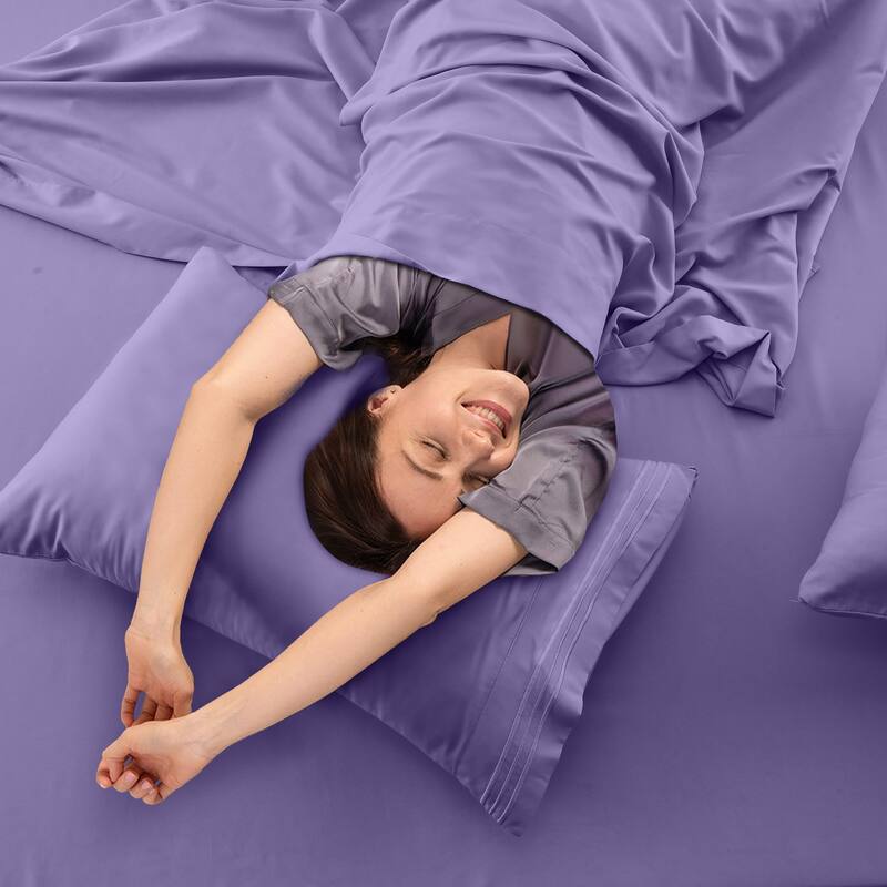 6 Piece Bed Sheet Set Deep Pocket Ultra Soft Microfiber Bedding Sheets
