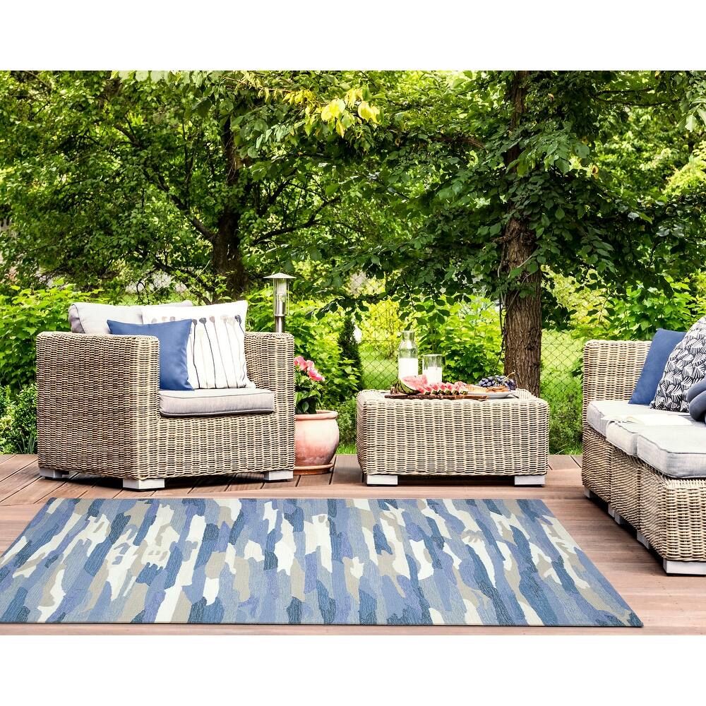 Liora Manne Capri Cloud Indoor/Outdoor Rug Aruba