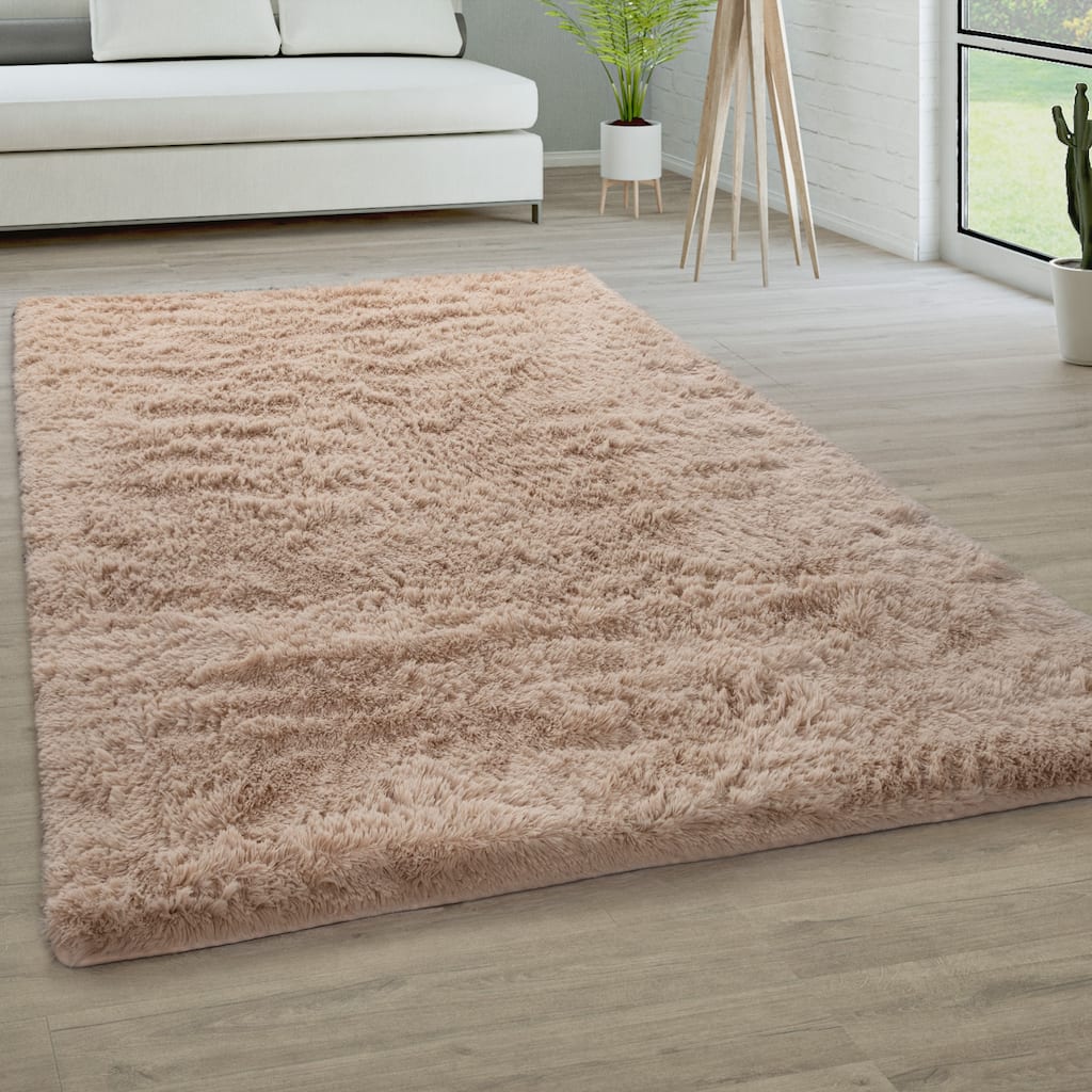 Modern Shag Rug Soft & Fluffy In Solid Colors