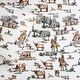 preview thumbnail 7 of 6, Paseo Road Ranch Life 200TC Cotton Western Rustic Cowboy Animal Toile 4 Piece Sheet Set