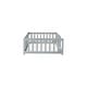 preview thumbnail 78 of 84, Montessori Twin Size Toddler Floor Bed with Fence without Door, Open-row Design Wood Frame Platform Bed with Safety Guardrails