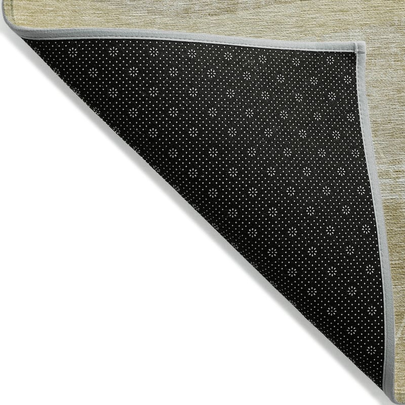 Machine Washable Indoor/ Outdoor Chantille Abstract Modern Rug