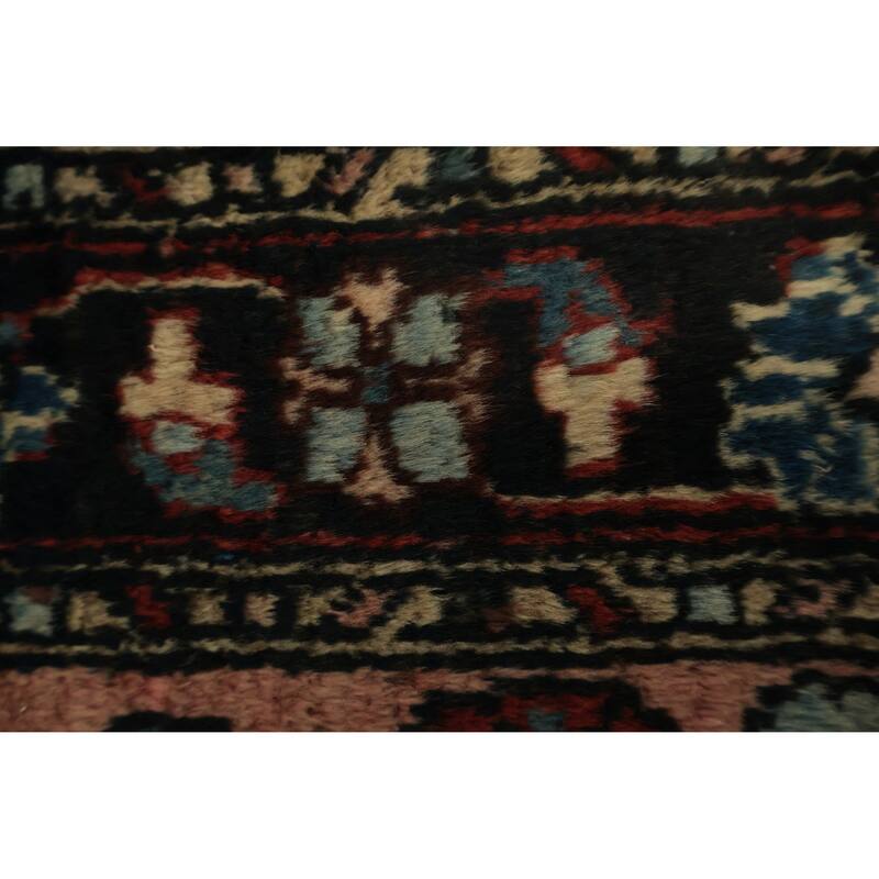 Hand Knotted Oriental 100% Wool Carpet Traditional Floral Coral Lilian Area Rug - 3' 10'' X 2' 5''