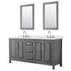 Option Dark Gray / Giotto Quartz Top / Polished Chrome