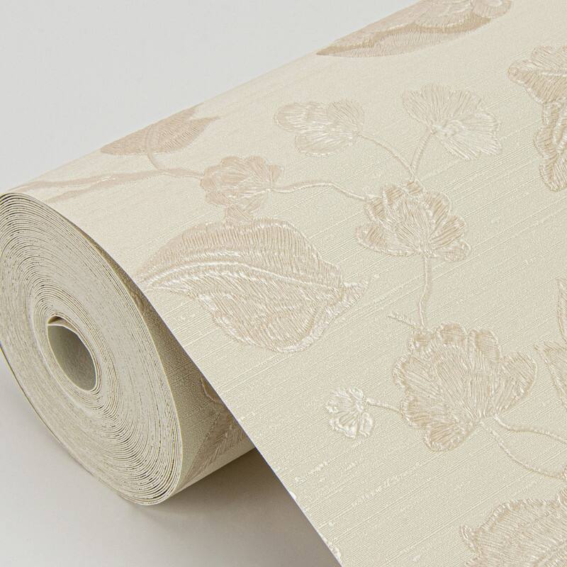 Sirpi Vittoria Cream Floral Wallpaper - 20.5 x 396 x 0.025