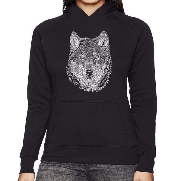 wolf hooded sweatshirt