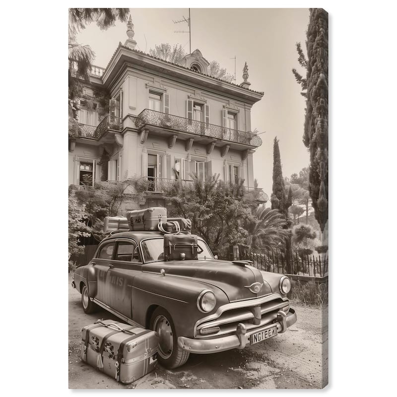 Pack Up the Car Canvas by Art Remedy, Gallery Wrapped - 36" x 54"