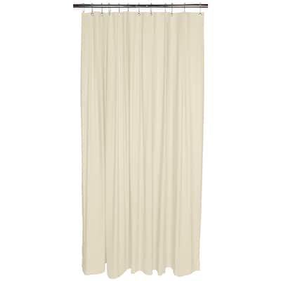 Bath Bliss Heavy Grommet Beige Shower Liner