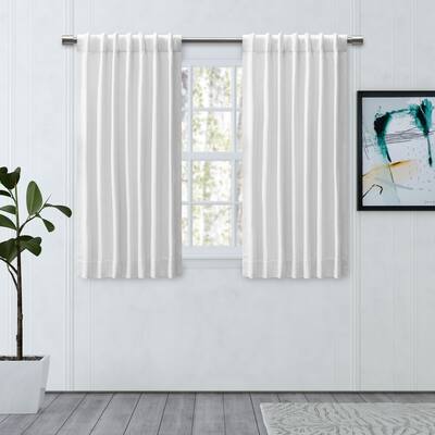 Chevron Rod Pocket With Back Tab Short Panel
