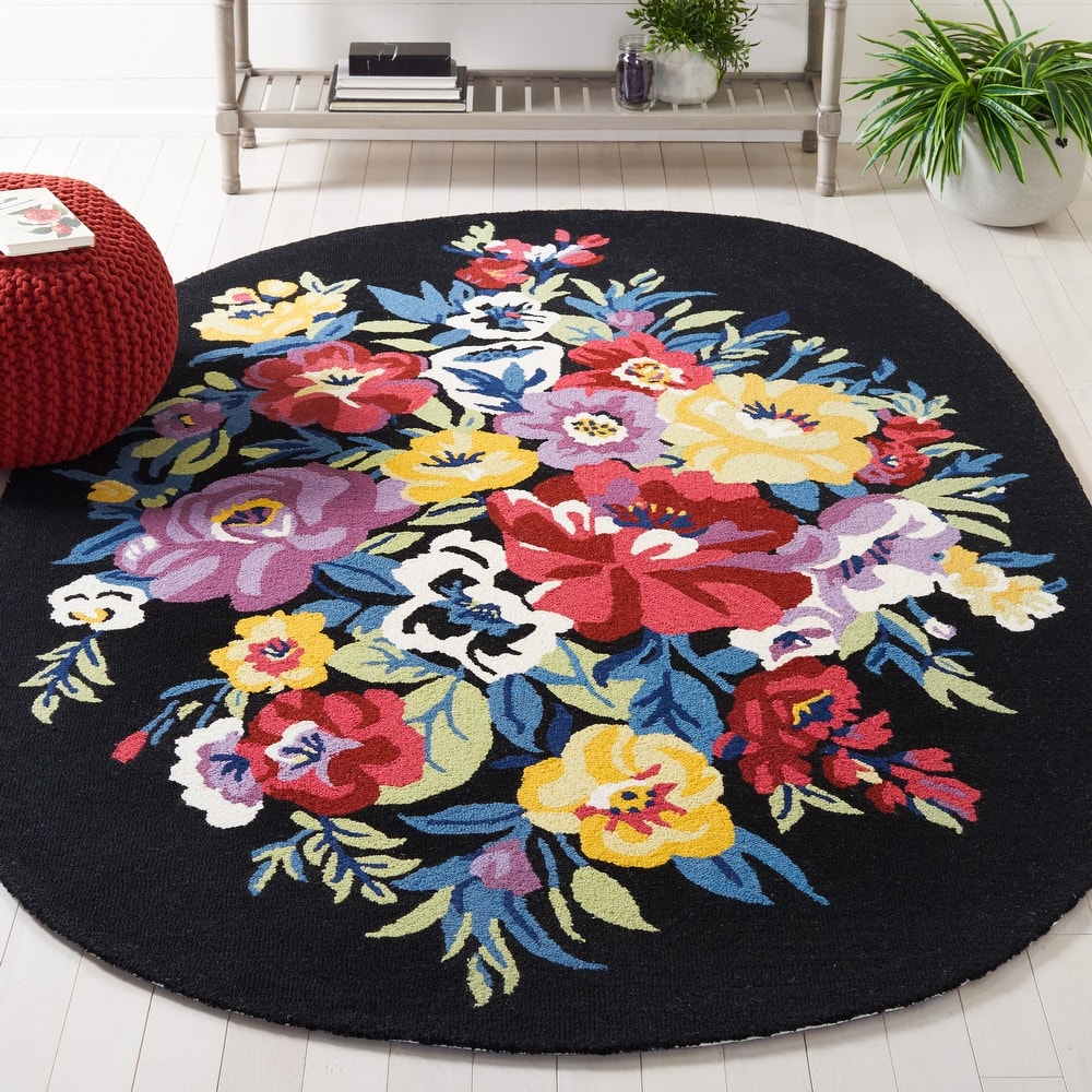 SAFAVIEH Handmade Chelsea Astronomy Floral Wool Rug