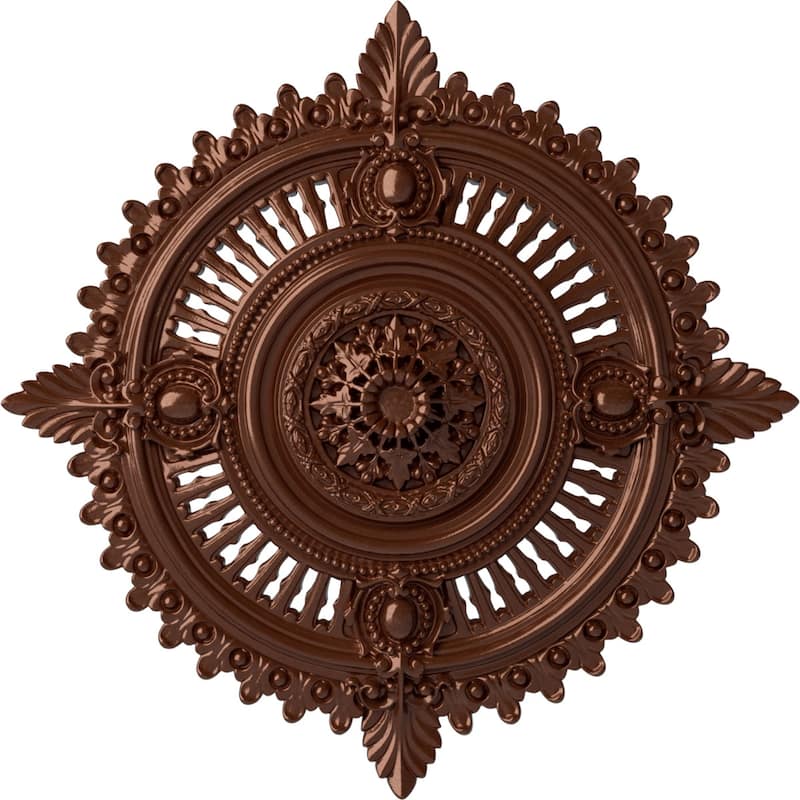 29 1/8"OD x 1 1/4"ID x 4"P Haylynn Ceiling Medallion