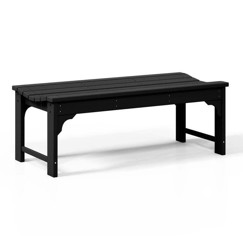 Polytrends Laguna Hdpe All Weather Outdoor Patio 48" Bench