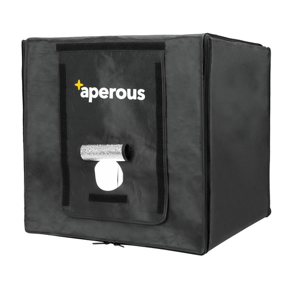 Aperous Photo Studio Light Box Tent Kit / LED Lighting / Portable / 17" x 17" Cube Photography Light Box …