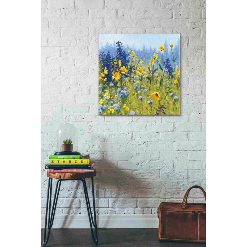 Epic Graffiti 'Joyful in July III' by Shirley Novak, Canvas Wall Art