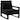 Endless Patio Deep Seating Right Arm Chair with Black Frame