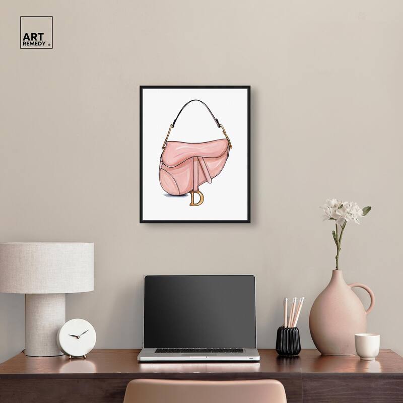 Doll Memories - Blush Pink Bag Canvas by Art Remedy