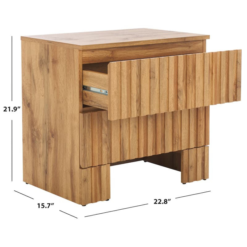 SAFAVIEH Conall 2-Drawer Nightstand