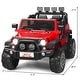 preview thumbnail 27 of 41, Costway 12V Kids Ride On Car 2 Seater Truck RC Electric Vehicles w/ - 48.5"X31.5"X31.5"