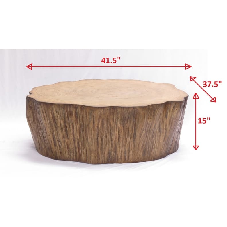 Uttermost 24423 Woods Edge 42" Wide Fiberglass Coffee Table