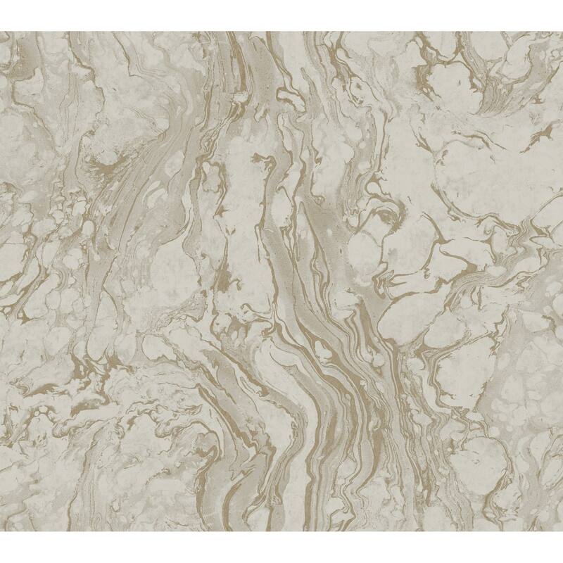 Middleton, Polished Marble Wallpaper, 27 in x 27 ft = 60.75 sq ft, Wallpaper Roll