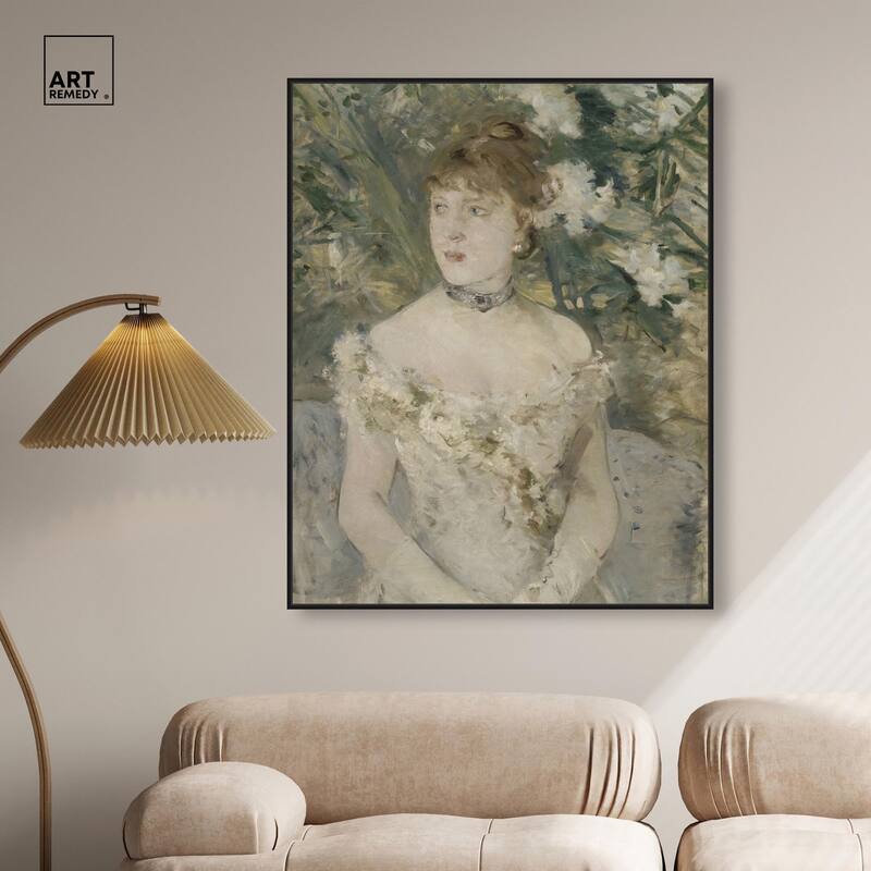 Young Girl in a Ball Gown Canvas by Art Remedy