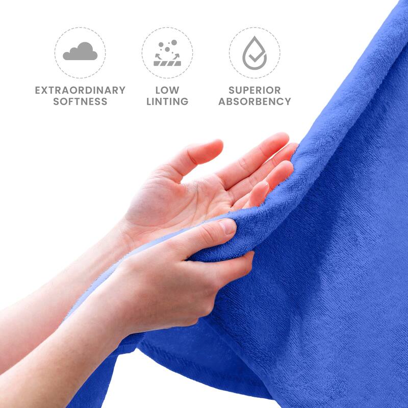 Martex 6 PC 100% Ringspun Cotton Towel Set Highly Absorbent & Soft