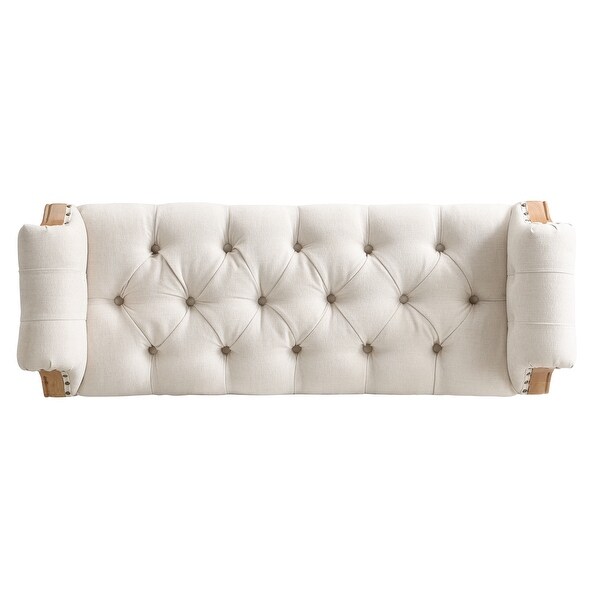 Christopher Knight Home - Mid-Century Indoor Bench, Wooden Frame